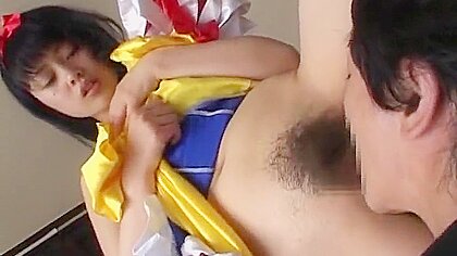 Japanese Slut In Alice In Wonderland Costume Get Naughty