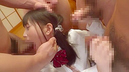 Deepthroat Cock Sucking With Japanese schoolgirl 18+